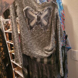 Sugar thrillz shirt and skirt set